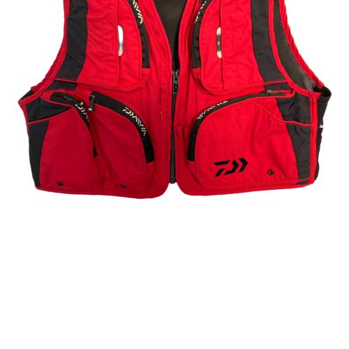DAIWA (ダイワ) バリアテックメッシュベスト DV-2104 メンズ SIZE L レッド