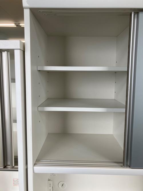 松田家具 (マツダカグ) レンジボード 幅:約90㎝ ホワイト フィーネ