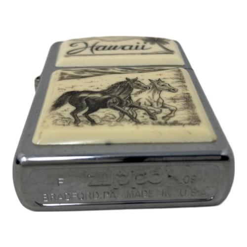 ZIPPO (ジッポ) オイルライター 2009年製 USA ハワイ ホース