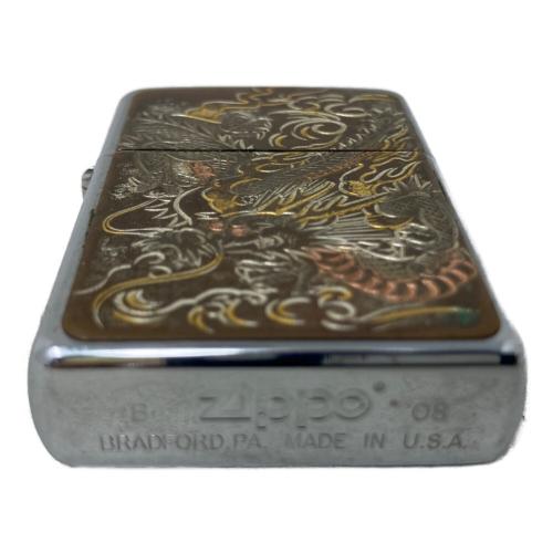 ZIPPO (ジッポ) オイルライター 2008年製 龍