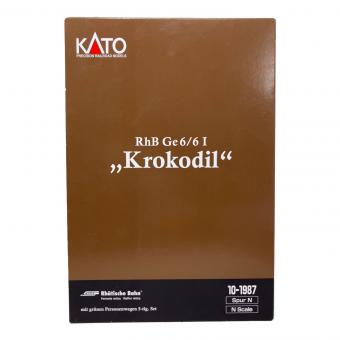 KATO (カトー) Ge6/6-I レーティッシュ・クロコダイル + アルプスの緑の客車 5両セット Nゲージ