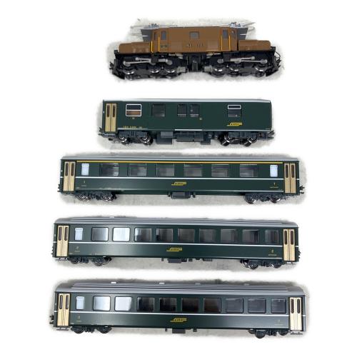 KATO (カトー) Ge6/6-I レーティッシュ・クロコダイル + アルプスの緑の客車 5両セット Nゲージ