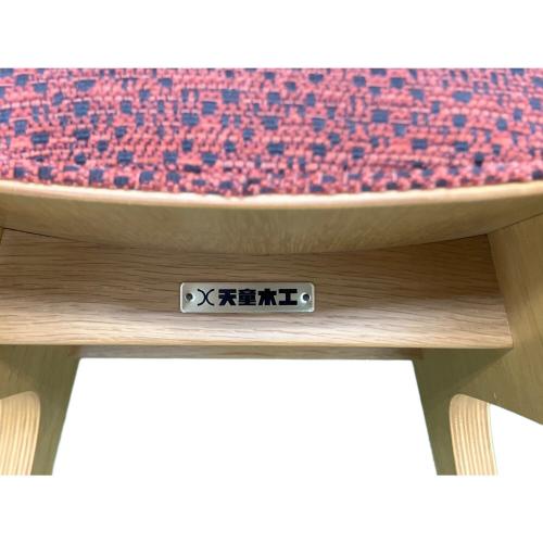 天童木工 (テンドウモッコウ) 中座イス T-3206NA レッド
