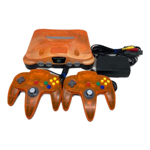 Nintendo (ニンテンドー) Nintendo64 NUS-001 クリアオレンジ/クリアグレー ※本体ヤケ有