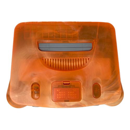 Nintendo (ニンテンドー) Nintendo64 NUS-001 クリアオレンジ/クリア
