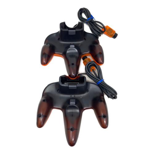 Nintendo (ニンテンドー) Nintendo64 NUS-001 クリアオレンジ/クリアグレー ※本体ヤケ有