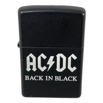 ZIPPO (ジッポ) オイルライター 2009年製 ACDC BACK IN BLACK