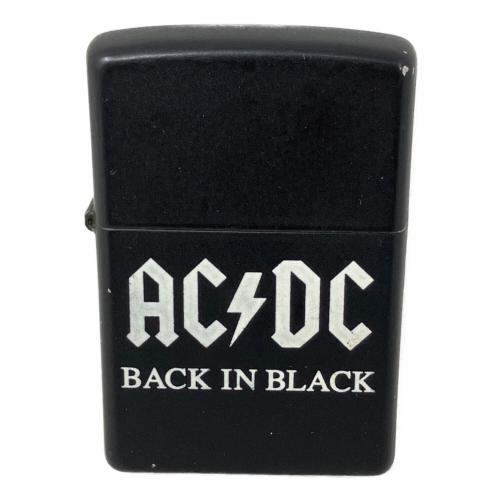 ZIPPO (ジッポ) オイルライター 2009年製 ACDC BACK IN BLACK