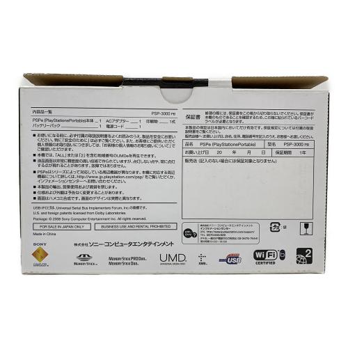 SONY (ソニー) PSP PSP-3000 美品 ピアノブラック
