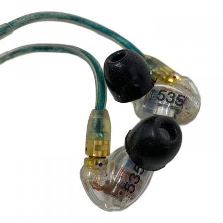 SHURE (シュア) 有線イヤホン SE535-CL-A ※LRイヤホン本体ヒビ有