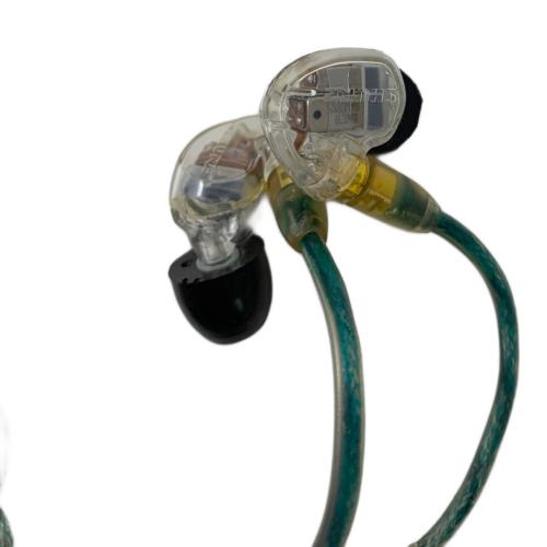 SHURE (シュア) 有線イヤホン SE535-CL-A ※LRイヤホン本体ヒビ有 ※ケーブル緑化有