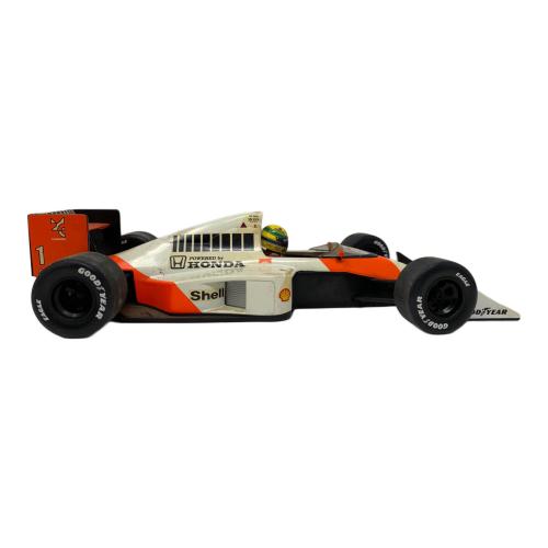 ミニチャンプス アイルトンセナ レーシングカーコレクション マクラーレン ホンダ MP 4/5A V10 1989 モデルカー 汚れあり
