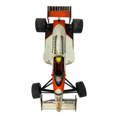 ミニチャンプス アイルトンセナ レーシングカーコレクション マクラーレン ホンダ MP 4/5A V10 1989 モデルカー 汚れあり