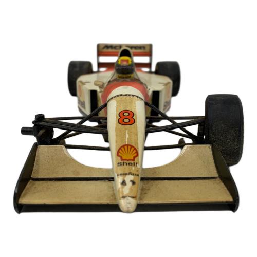 ミニチャンプス アイルトンセナ レーシングカーコレクション マクラーレン MP 4/8 1/18 モデルカー 汚れ大 サイドミラー欠けあり
