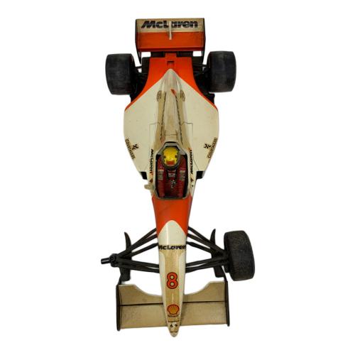 ミニチャンプス アイルトンセナ レーシングカーコレクション マクラーレン MP 4/8 1/18 モデルカー 汚れ大 サイドミラー欠けあり