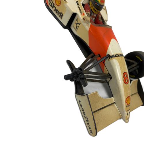 ミニチャンプス アイルトンセナ レーシングカーコレクション マクラーレン MP 4/8 1/18 モデルカー 汚れ大 サイドミラー欠けあり