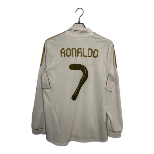 adidas (アディダス) ゲームシャツ V13658 2011-12 レアルマドリード ロナウド メンズ SIZE L ホワイト
