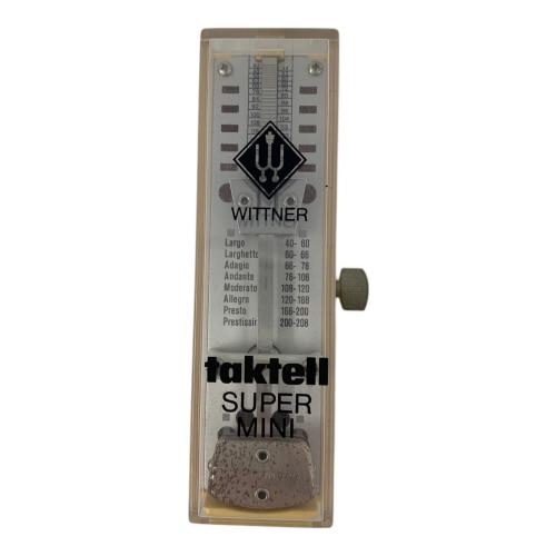 Wittner (ウィットナー) taktell super mini メトロノーム