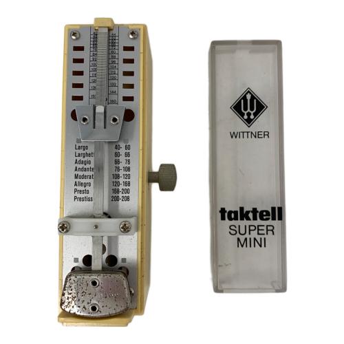 Wittner (ウィットナー) taktell super mini メトロノーム