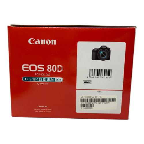 CANON (キヤノン) デジタル一眼レフカメラ EOS 80D EF-S18-135 IS USM レンズキット 2016年モデル