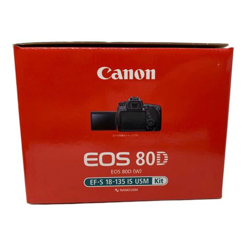 CANON (キヤノン) デジタル一眼レフカメラ EOS 80D EF-S18-135 IS USM レンズキット 2016年モデル