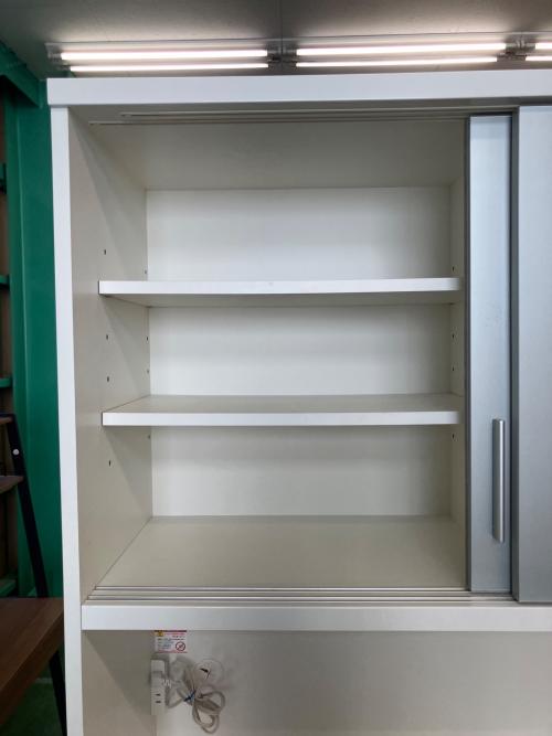 松田家具 (マツダカグ) レンジボード Nクラッチ 35 ホワイト×シルバー