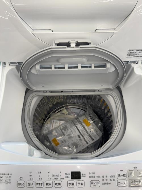 SHARP (シャープ) 縦型洗濯乾燥機 ES-TX6K-W 2026年製