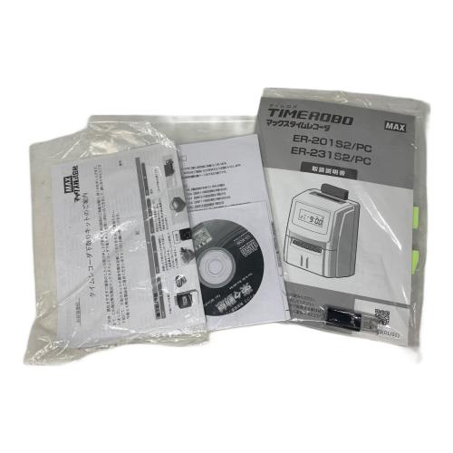 timerobo マックスタイムレコーダ ER-201S 2/PC