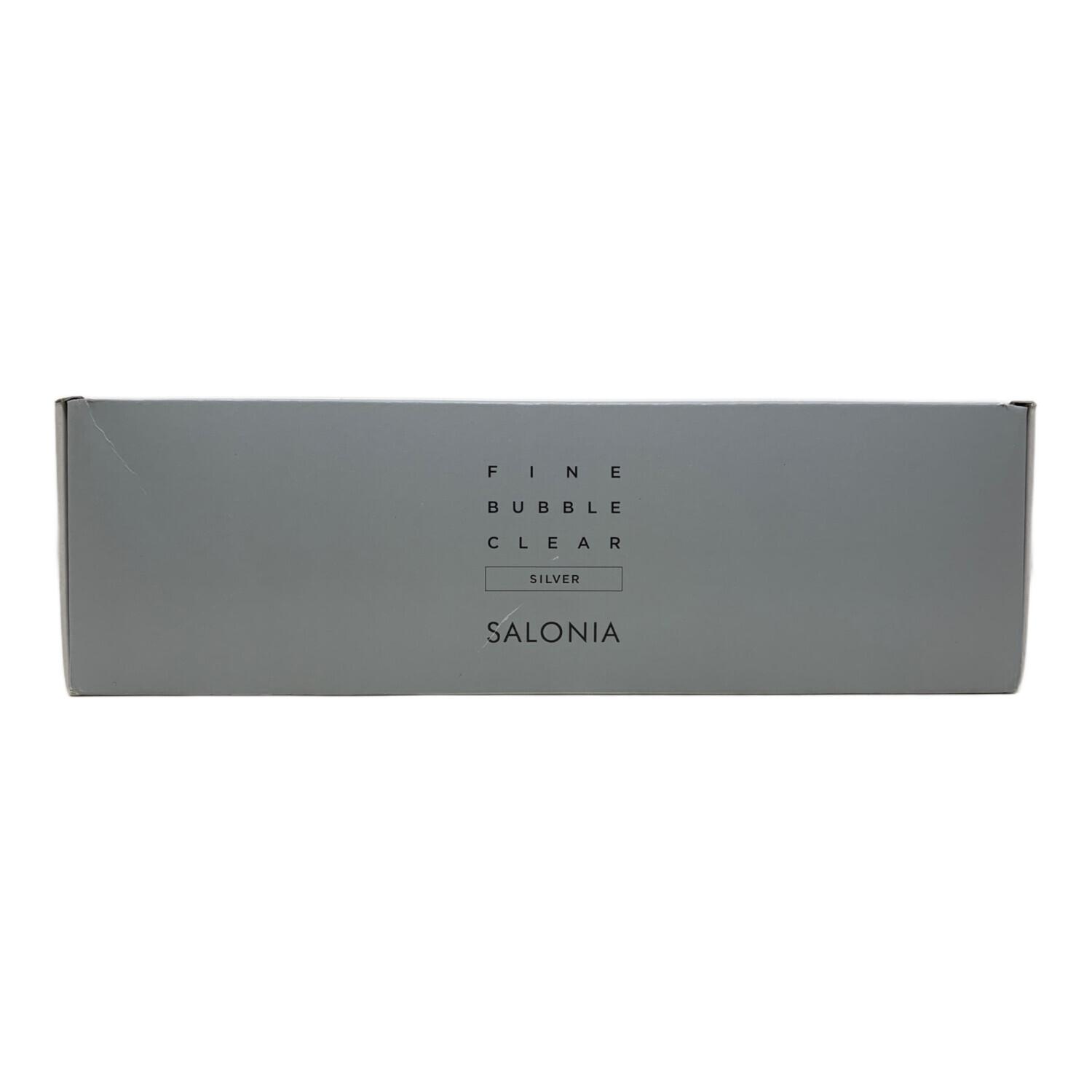 SALONIA ファインバブルクリア シャワーヘッド 中古品 SALONIA (サロニア) シャワーヘッド ファインバブルクリア｜トレファク