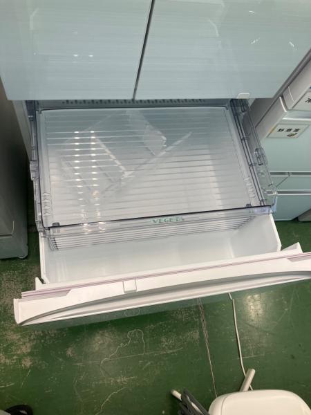 2021年製　TOSHIBA GR-T600FZ (UW) 冷蔵庫 601L TOSHIBA (トウシバ) 6ドア冷蔵庫 GR-T600FZ 2022年製 前面ガード欠品