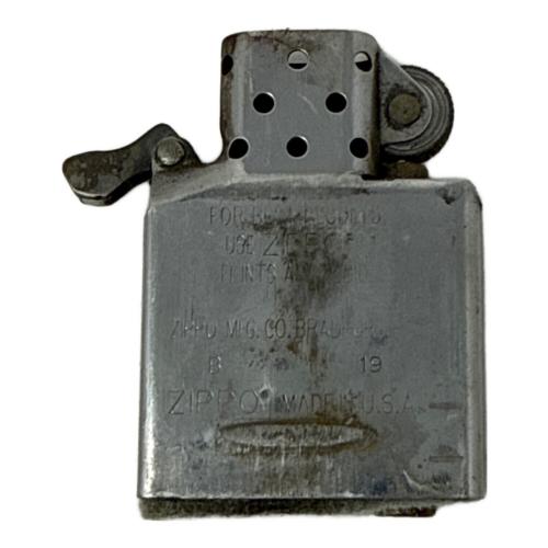 ZIPPO (ジッポ) オイルライター 2019年製 ターコイズ ※石取れ有 グラツキ有