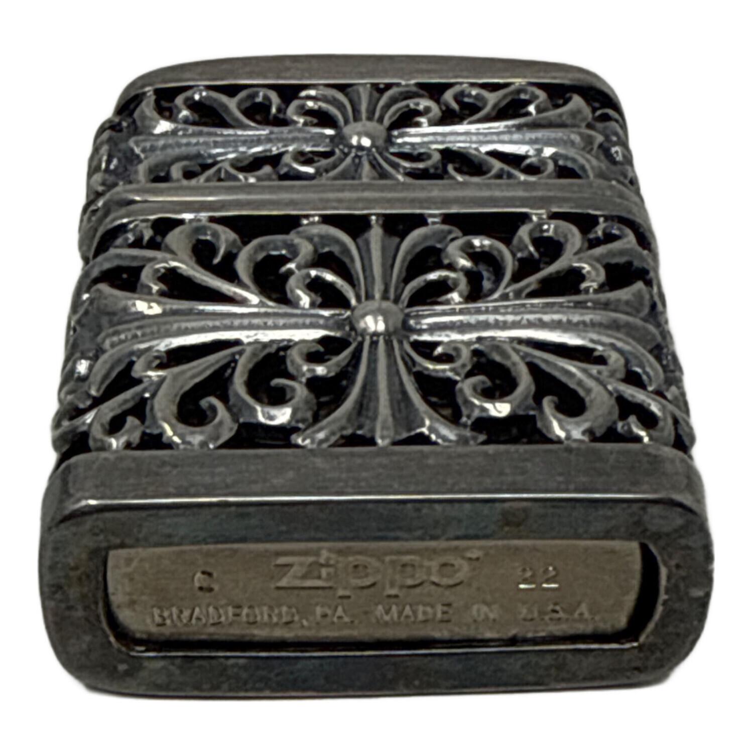 ZIPPO (ジッポ) オイルライター 2022年製 十字架 ダブルクロス