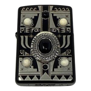 ZIPPO (ジッポ) オイルライター 2019年製 ブラック インディアンスピリット