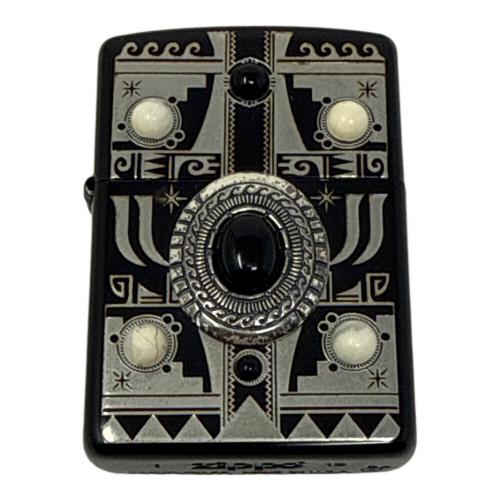 ZIPPO (ジッポ) オイルライター 2019年製 ブラック インディアンスピリット