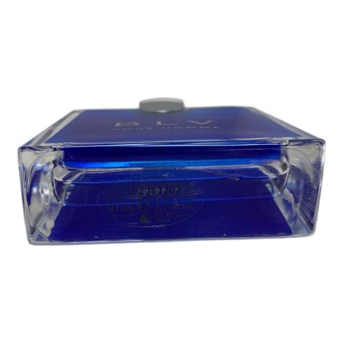 BVLGARI (ブルガリ) オードトワレ 蓋欠品 50ml 残量50%-80% ブルー プールオム