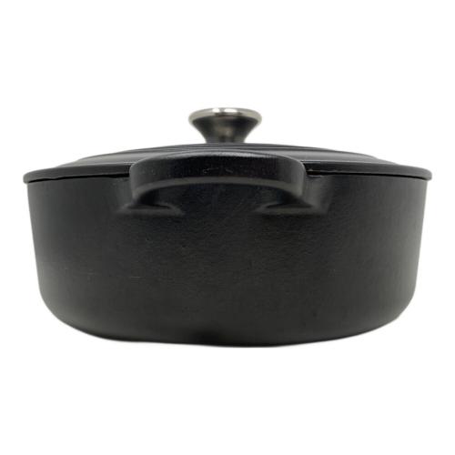 LE CREUSET (ルクルーゼ) 両手鍋 24cm ブラック｜トレファクONLINE