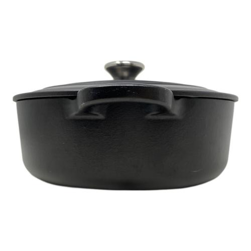 LE CREUSET 両手鍋 18cm 黒 LE CREUSET (ルクルーゼ) 両手鍋 24cm ブラック｜トレファクONLINE