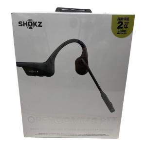 SHOKZ (ショックス) ワイヤレス骨伝導ヘッドセット OpenComm2 PTT C1225530102283
