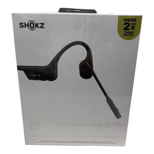 SHOKZ (ショックス) ワイヤレス骨伝導ヘッドセット OpenComm2 PTT C1225530102283