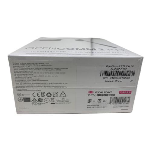 SHOKZ (ショックス) ワイヤレス骨伝導ヘッドセット OpenComm2 PTT C1225530102283