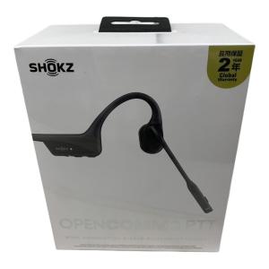 SHOKZ (ショックス) ワイヤレス骨伝導ヘッドセット OpenComm2 PTT C1225530102313