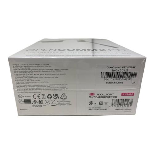 SHOKZ (ショックス) ワイヤレス骨伝導ヘッドセット OpenComm2 PTT C1225530102313