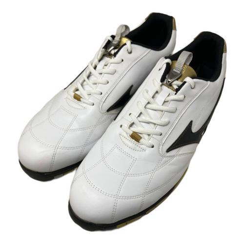MIZUNO (ミズノ) ゴルフシューズ LS-025 メンズ SIZE 29cm ホワイト×ブラック×ゴールド