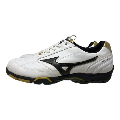 MIZUNO (ミズノ) ゴルフシューズ LS-025 メンズ SIZE 29cm ホワイト×ブラック×ゴールド