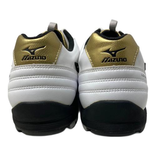 MIZUNO (ミズノ) ゴルフシューズ LS-025 メンズ SIZE 29cm ホワイト×ブラック×ゴールド