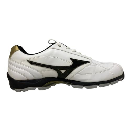 MIZUNO (ミズノ) ゴルフシューズ LS-025 メンズ SIZE 29cm ホワイト×ブラック×ゴールド
