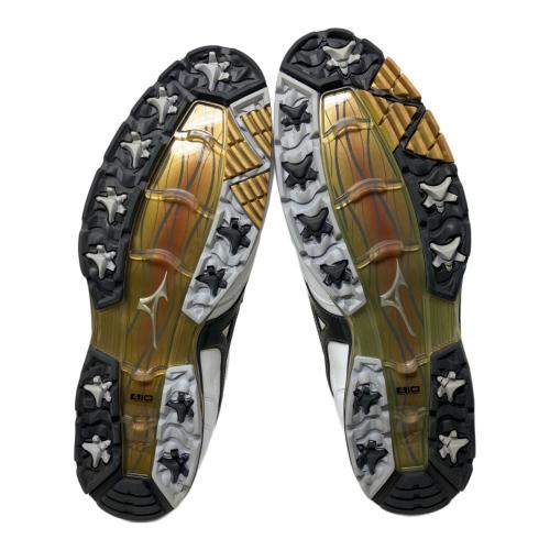 MIZUNO (ミズノ) ゴルフシューズ LS-025 メンズ SIZE 29cm ホワイト×ブラック×ゴールド