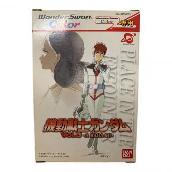 BANDAI（バンダイ） 機動戦士ガンダム Vol.3-A BAOA QUー ワンダースワン用ソフト -