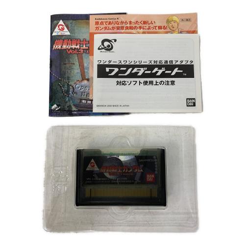 BANDAI（バンダイ） 機動戦士ガンダム Vol.3-A BAOA QUー ワンダースワン用ソフト -