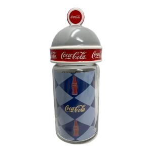 Coca Cola (コカコーラ) 保存容器 円柱型 グレー
